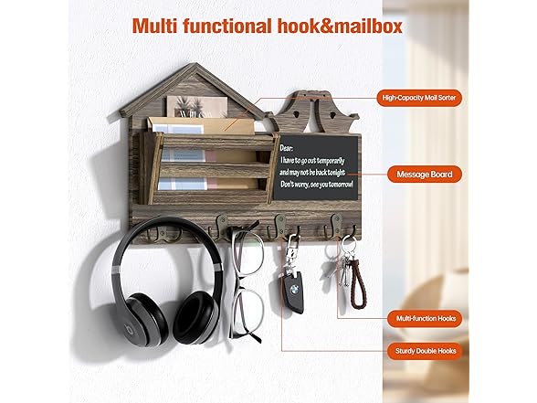 clberni Key Holder Wall Mount,Key Hooks