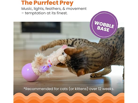 Catstages Electronic Dancing Llama Interactive Cat Toy