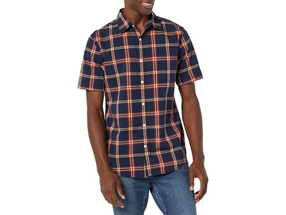 Navy/Red, Plaid