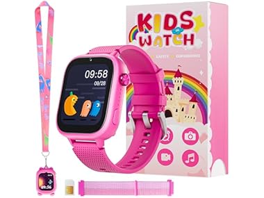 $11.99, Was $59.99, 80% Off! OKYUK 4G Kids Smartwatch w/SIM Card dealfomo