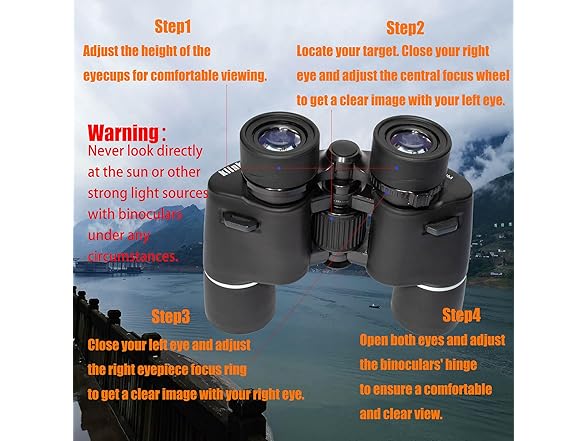 Klinkleay 10x42 Binoculars for Adults