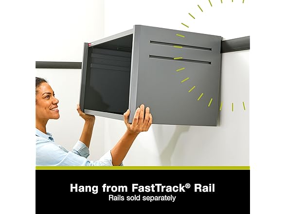 Rubbermaid FastTrack Single Open Cabinet