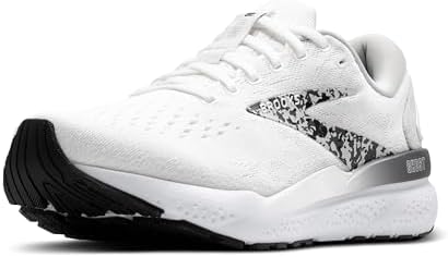 Brooks Ghost 16 Women's Shoes White/Oyster/Lava Size 7.5