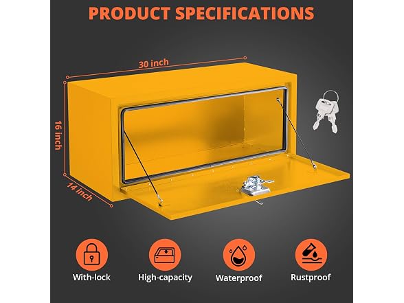 MOVECOM Steel Heavy Duty Truck Bed Tool