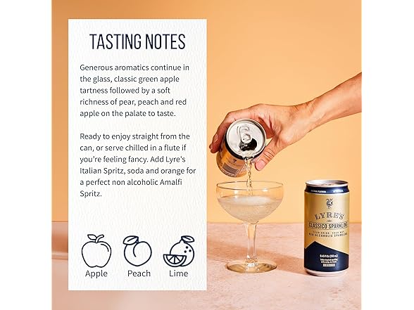 Lyre’s Classico 24-Pack, Non Alcoholic Sparkling Wine