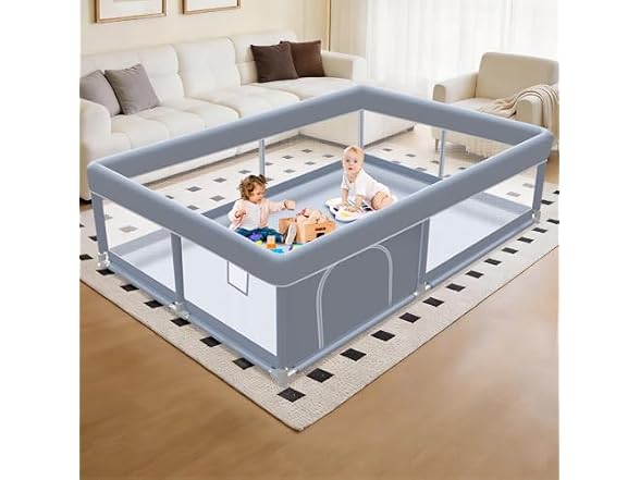XVISHX 65x50" Baby Playpen