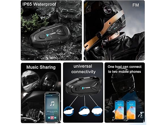 Q4 Motorcycle Bluetooth Headset