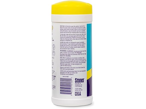 Invisible Glass Cleaning Wipes 40ct