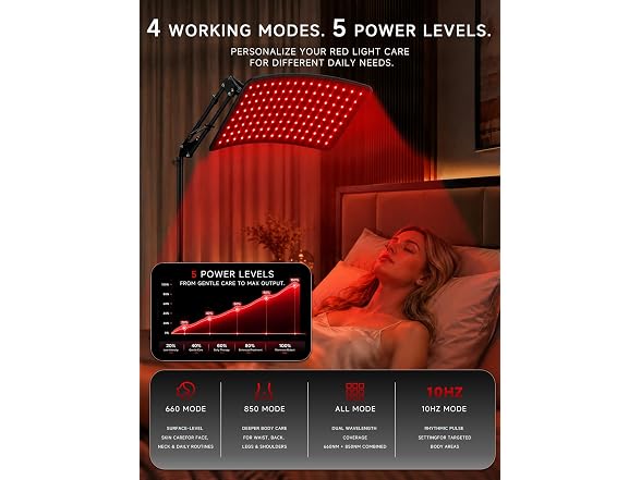Red Light Therapy Lamp, 3 Ways To Use