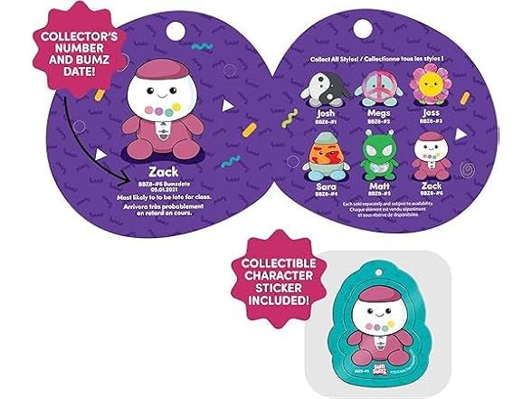 BumBumz 4.5-inch MooBumz Plush 5-Pack
