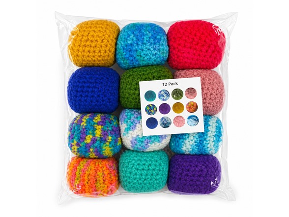 12-Pack Hacky Sacks - Colorful Footbags