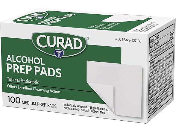 Curad Medium 2-Ply Sterile Alcohol Prep Pads