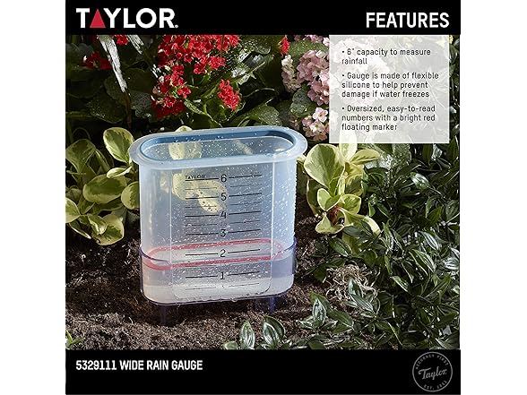 Taylor Break and Freeze Sprinkler Gauge