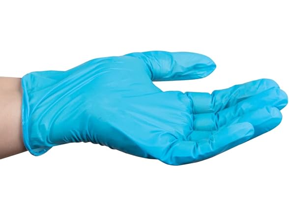 Disposable Nitrile Gloves, Large, 100-Count