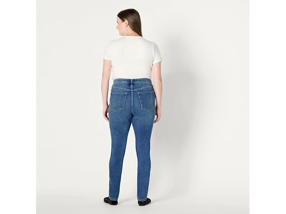 Amazon Essentials Women High Stretch Mid-rise Jean