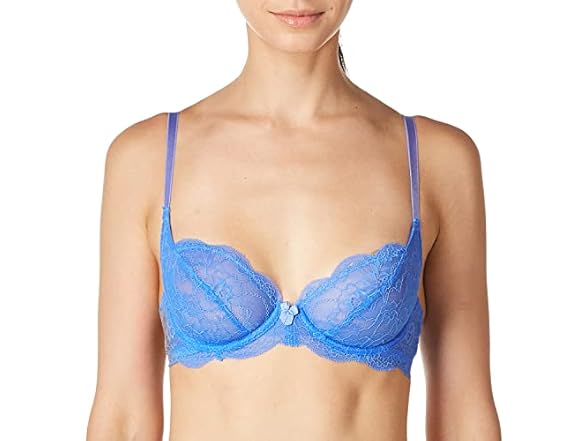 Undies.com Blue Balconette Bra (34C)