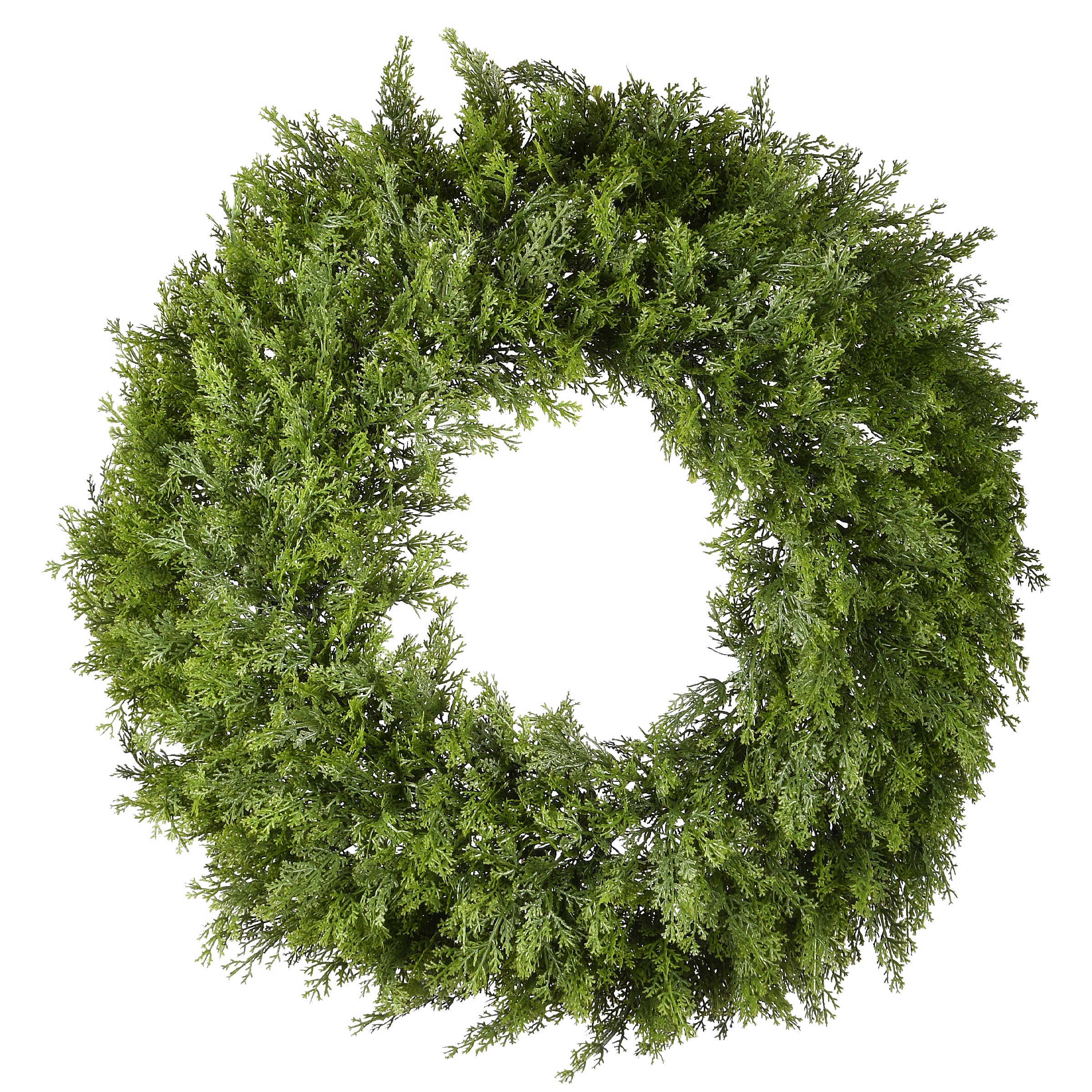 National Tree Company 24 in. Arborvitae Wreath - Gallery 2
