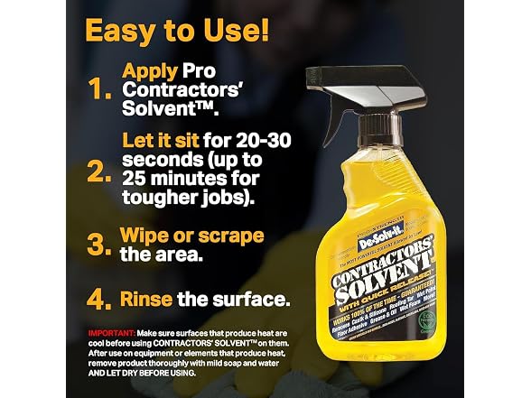 Orange Sol De Solv It Pro Adhesive Remover 12oz