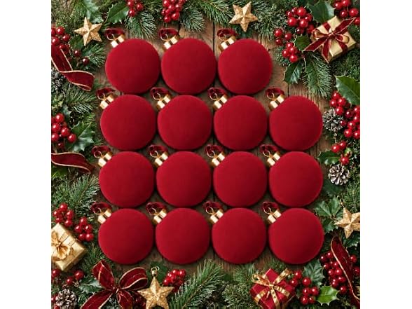 Rokkibom Velvet Christmas Balls
