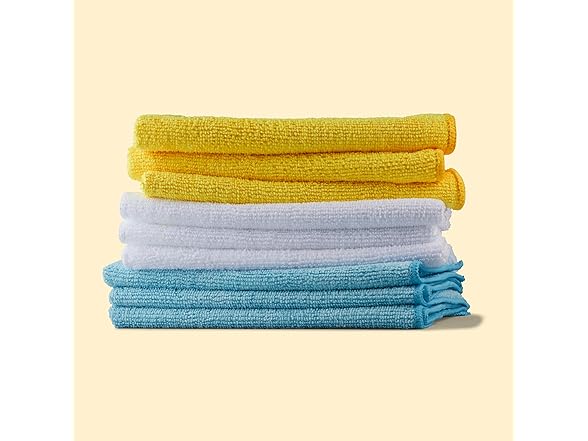 Amazon Basics Microfiber Cleaning Cloths, 48 pack