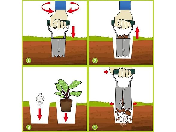 Generic GAR-84 (2 Pack) Bulb Planter Transplanter