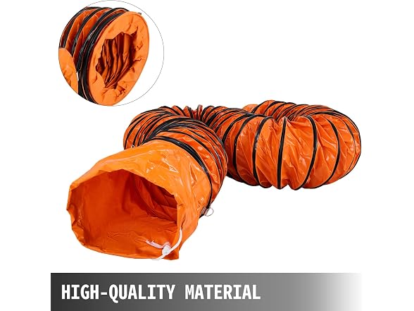 32ft Duct Hosing PVC Flexible Ducting Hose for