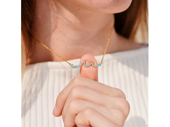 SilverLining Gold Wave Chain