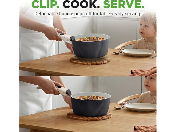 NutriChef 18-Piece Ceramic Cookware Set