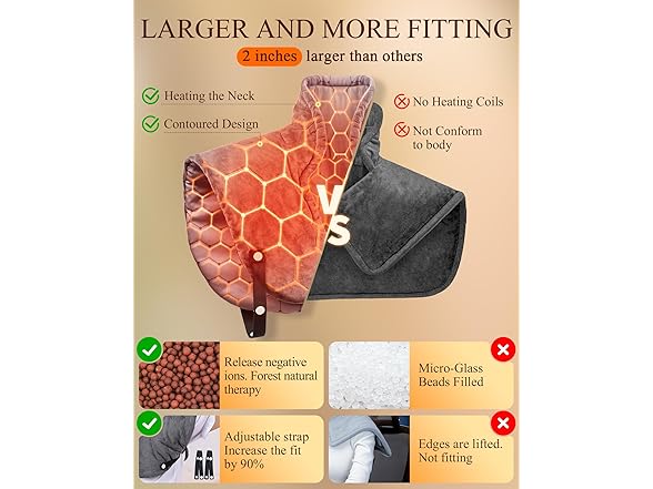 Pulax neck shoulder heating pad