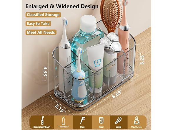 MOPMS 5 Slot Toothbrush Holder