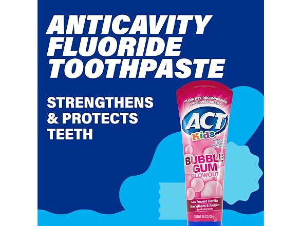 ACT Kids Anticavity Fluoride Toothpaste 4 6 oz