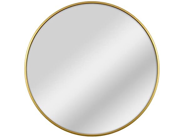 MCS Master & Co. Modern Metal Round Wall Mirror