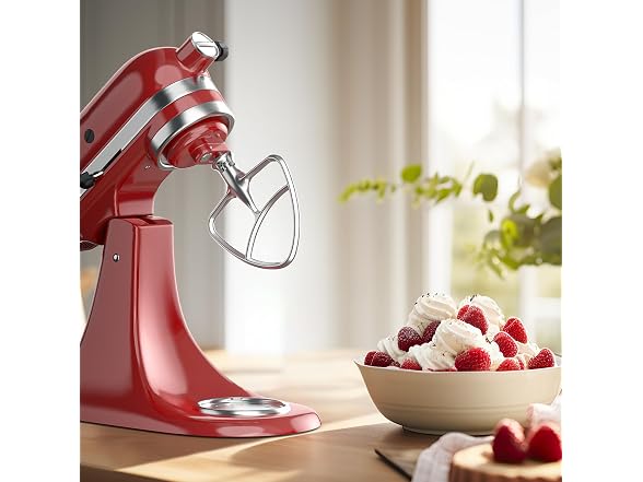GVODE Stainless Steel Flat Beater for KitchenAid Mixer
