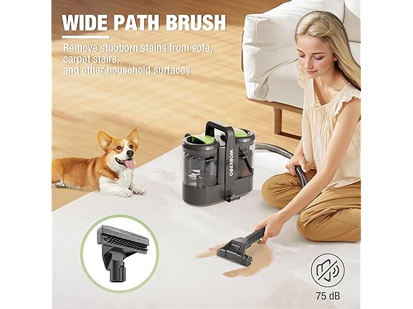 WORKPRO Portable Carpet Cleaner Eucalyptus