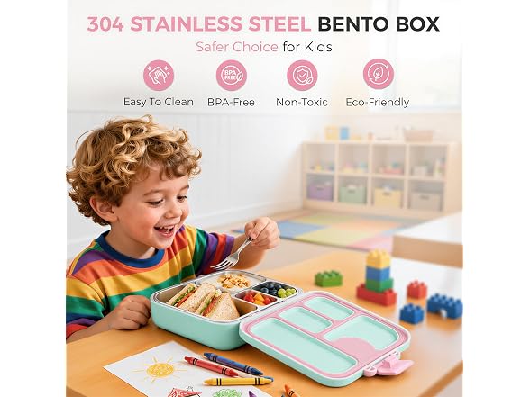 FINEYORKER Kids Stainless Bento Box