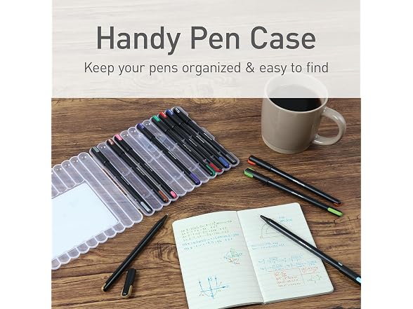 Pentonic Gel Pens In Pen Organizer