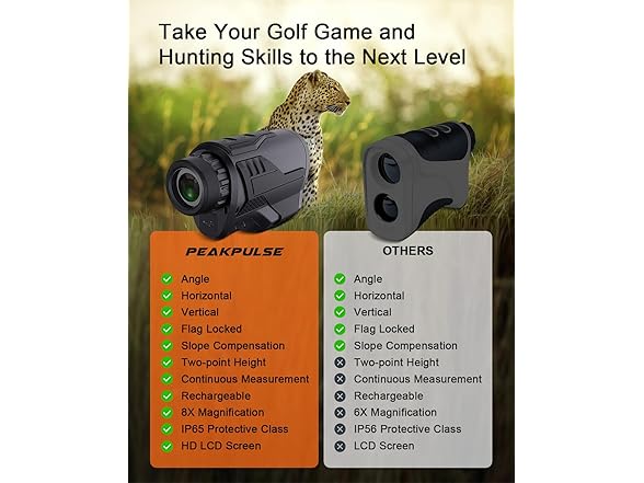 PEAKPULSE Hunting Range Finder | 2200 Yd
