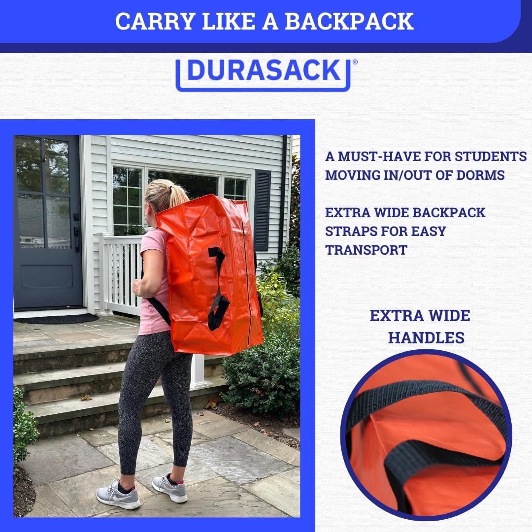 DURASACK Heavy Duty Bag, Pack of 8, Orange - Gallery 10