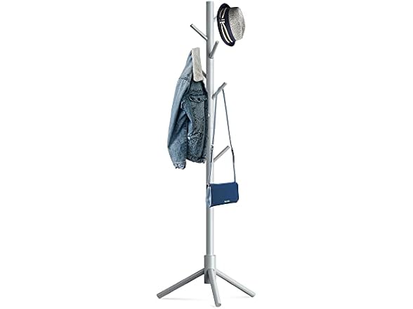 Wooden Tree Coat Rack Stand - Gallery 9