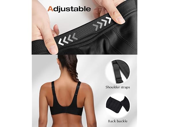 Wingslove Women (34DDD) High Impact Sports Bra
