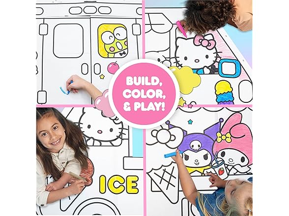 Hello Kitty and Friends Create & Color Ice Cream Truck Playhouse