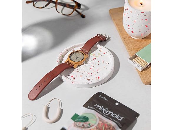 Brea Reese Mix2Mold Terrazzo Ceramic Coaster Kit