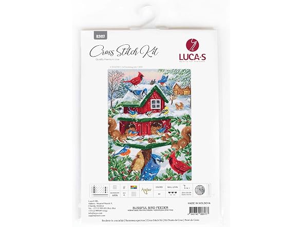 Luca-S Cross Stitch Kit Blissful Bird - Gallery 3