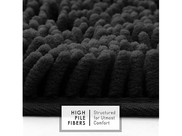 Hearth & Harbor Bathroom Rugs, Chenille Bath