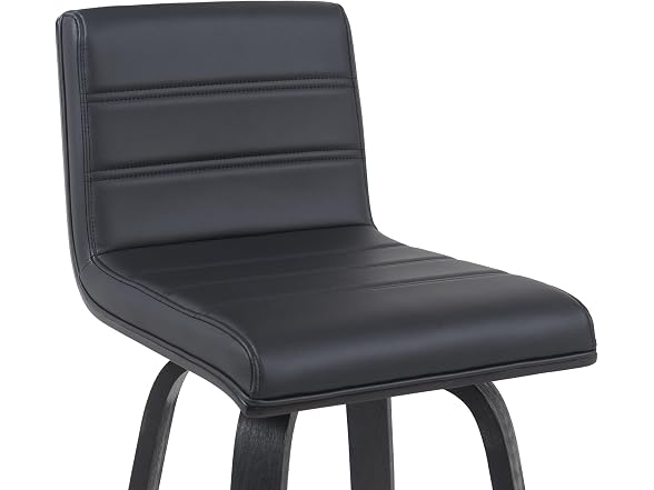 Vienna Bar Stool Black/Black Set of 3 - Gallery 6