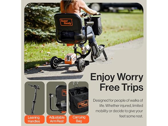 SuperHandy Passport Pro 4W Orange 330lb