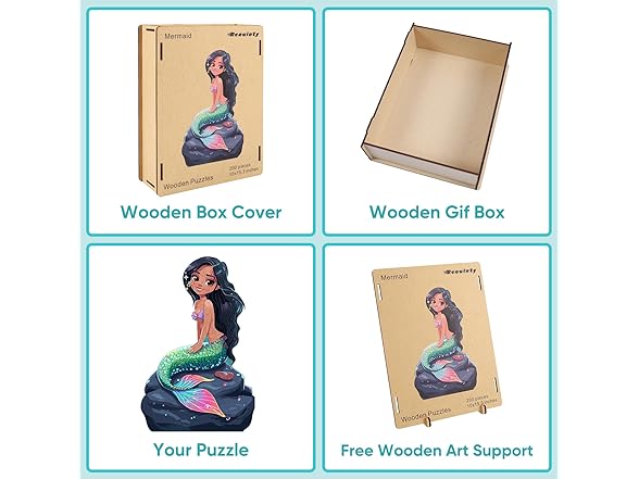 Reouinty Wooden Puzzle for Adults