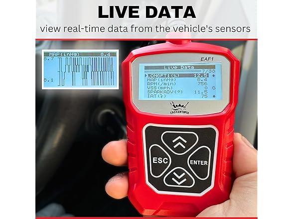 EAF1 OBD2 Car Scanner - Professional