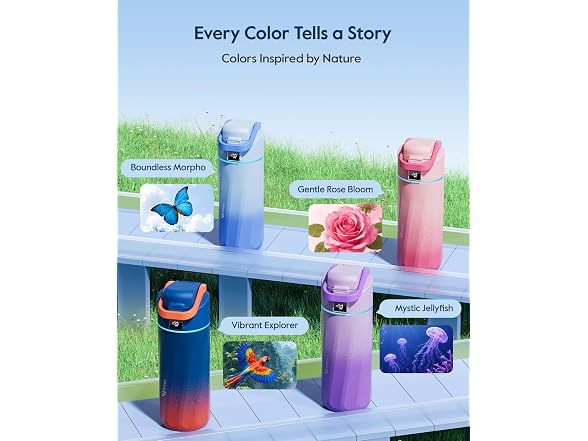 WATERH 16oz Smart Water Bottle
