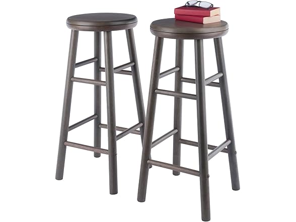 Winsome Shelby 2-Piece Swivel Bar Stools